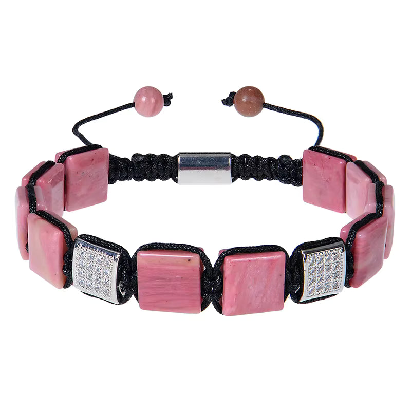 LevomoCPH Stone Bracelet 'Blush Rose'