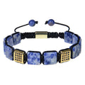 LevomoCPH Stone Bracelet 'Lapis Blue'
