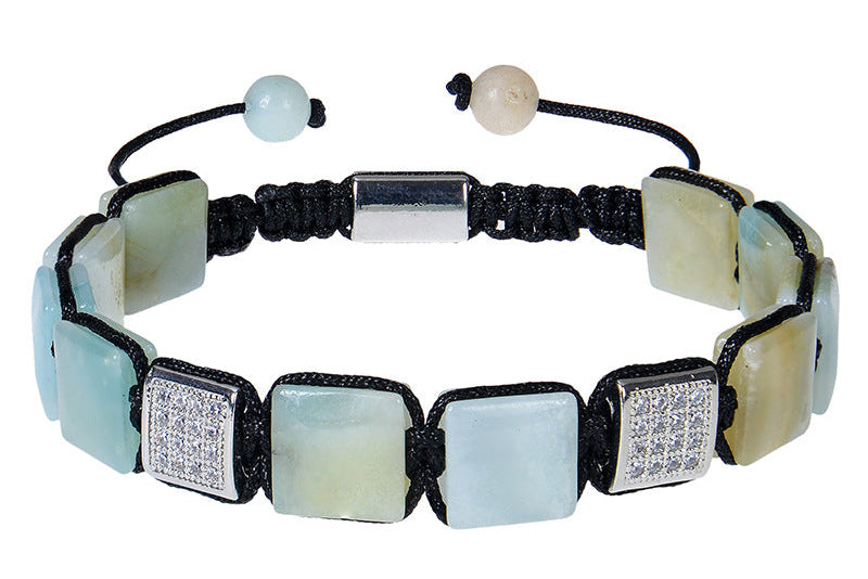 LevomoCPH Stone Bracelet 'Sky Blue'