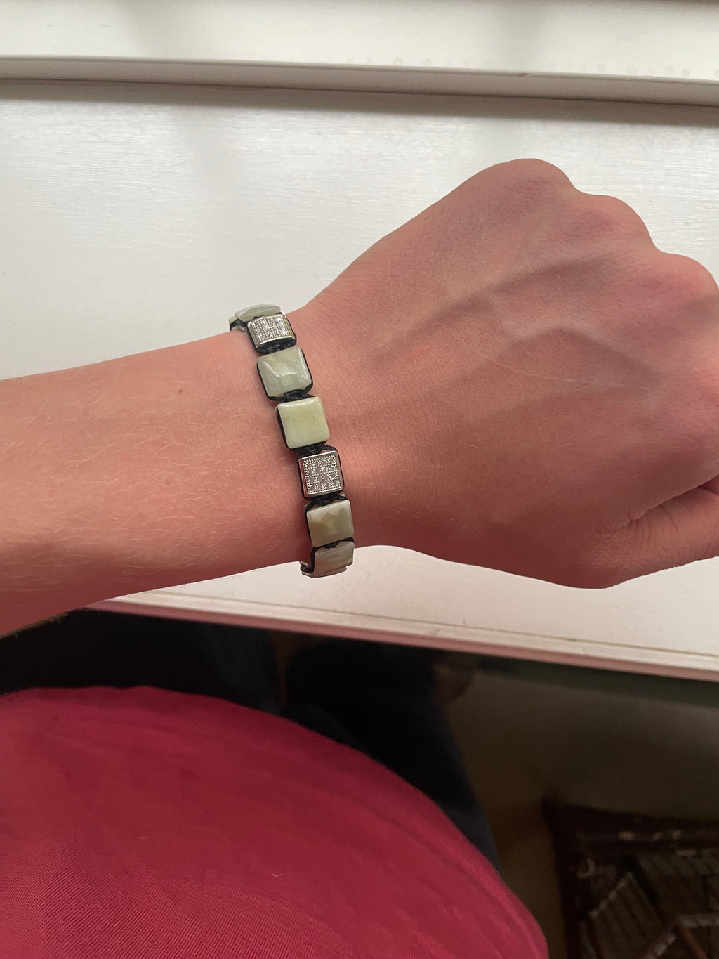 LevomoCPH Stone Bracelet 'Sky Blue'