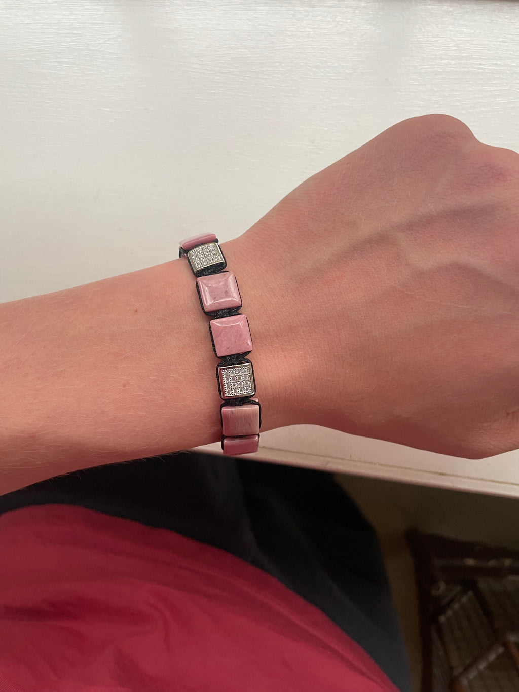 LevomoCPH Stone Bracelet 'Blush Rose'